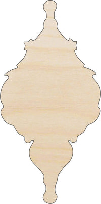 Ornament Wood Craft Shape - Laser Cut Baltic Birch Unfinished DIY Wood Art Supplies XMS130 - The Wood Shape Store