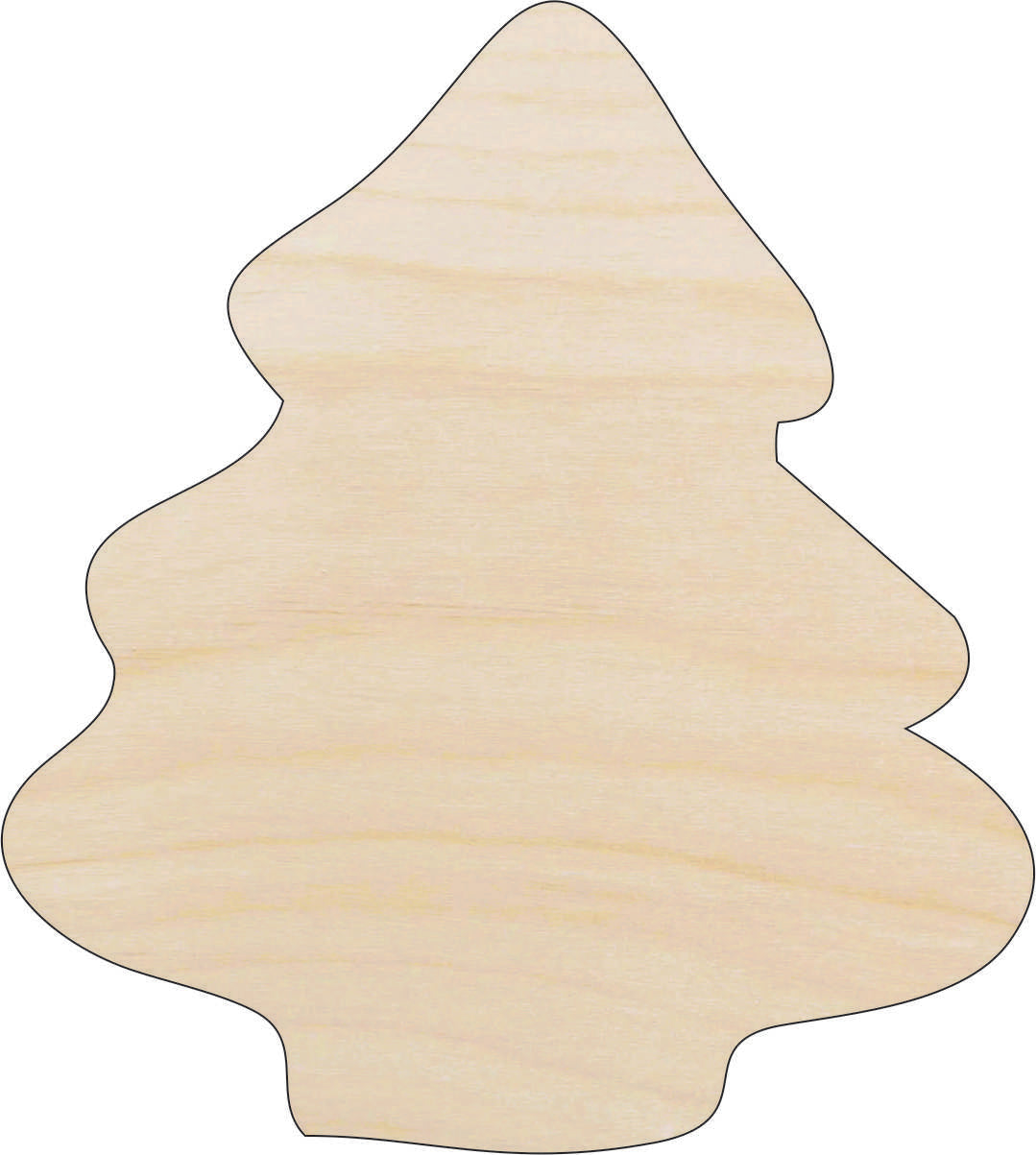 Tree - Laser Cut Out Unfinished Wood Craft Shape XMS140 Tree - Laser Cut Out Unfinished Wood Craft Shape XMS140