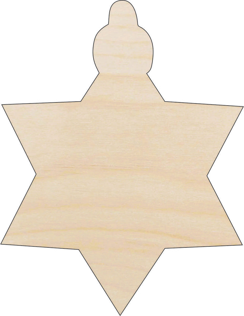 Bauble - Laser Cut Out Unfinished Wood Craft Shape XMS141