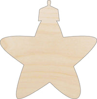 Ornament Wood Craft Shape - Laser Cut Baltic Birch Unfinished DIY Wood Art Supplies XMS142 - The Wood Shape Store