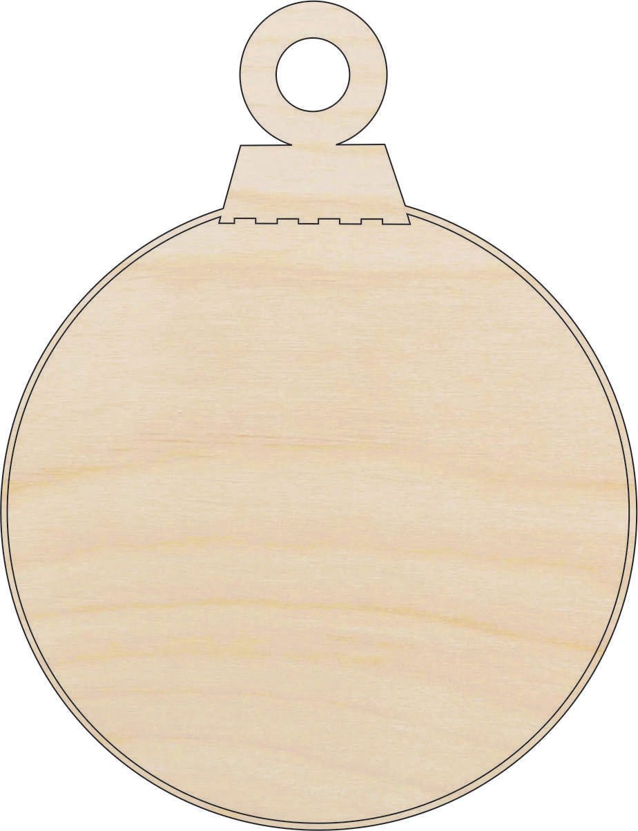 Ornament Wood Craft Shape - Laser Cut Baltic Birch Unfinished DIY Wood Art Supplies XMS159 - The Wood Shape Store