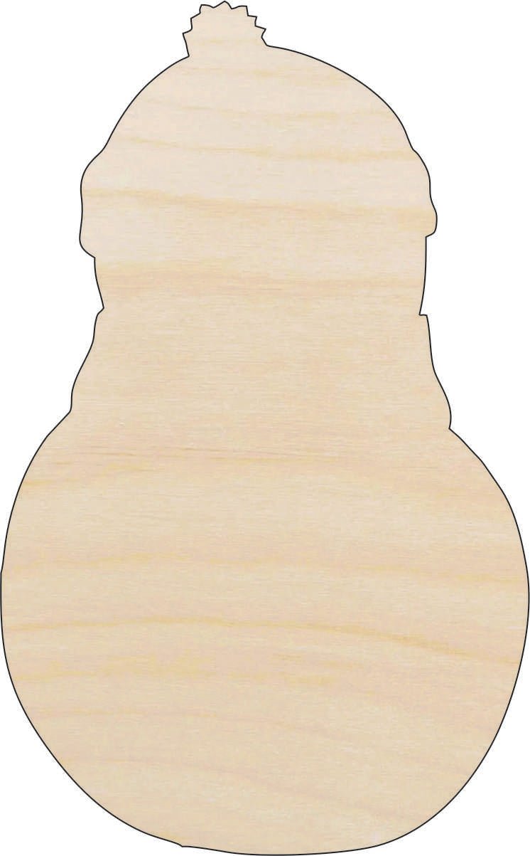 Snowman Wood Craft Shape - Laser Cut Baltic Birch Unfinished DIY Wood Art Supplies XMS171 - The Wood Shape Store