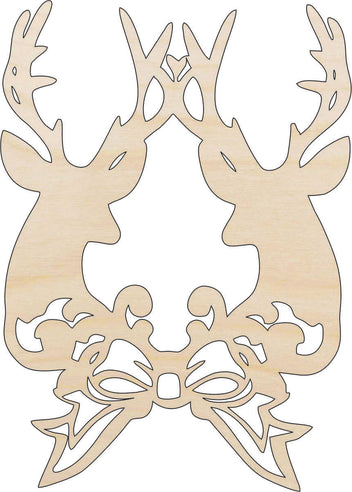 Deer - Laser Cut Out Unfinished Wood Craft Shape DER16 Deer - Laser Cut Out Unfinished Wood Craft Shape DER16