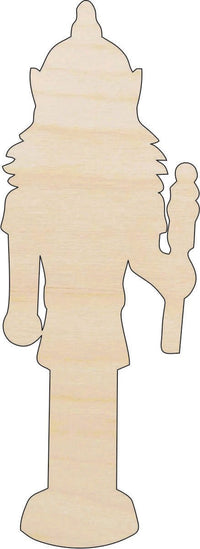 Nutcracker Wood Craft Shape - Laser Cut Baltic Birch Unfinished DIY Wood Art Supplies XMS191 - The Wood Shape Store