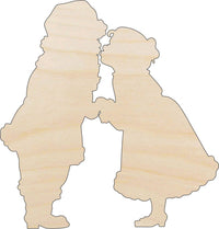 Santa Claus Wood Craft Shape - Laser Cut Baltic Birch Unfinished DIY Wood Art Supplies XMS197 - The Wood Shape Store