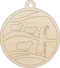 Nativity Wood Craft Shape - Laser Cut Baltic Birch Unfinished DIY Wood Art Supplies XMS198 - The Wood Shape Store