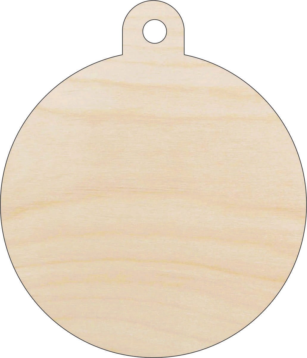 Ornament Wood Craft Shape - Laser Cut Baltic Birch Unfinished DIY Wood Art Supplies XMS227 - The Wood Shape Store