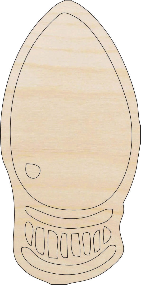Lightbulb Wood Craft Shape - Laser Cut Baltic Birch Unfinished DIY Wood Art Supplies XMS23 - The Wood Shape Store