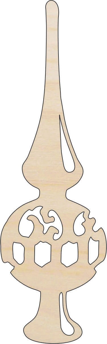Tree Top - Wood Craft Shape – Laser Cut Baltic Birch Unfinished DIY Art Supplies XMS31 - The Wood Shape Store