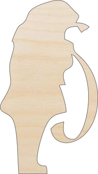 Santa Claus Wood Craft Shape - Laser Cut Baltic Birch Unfinished DIY Wood Art Supplies XMS51 - The Wood Shape Store