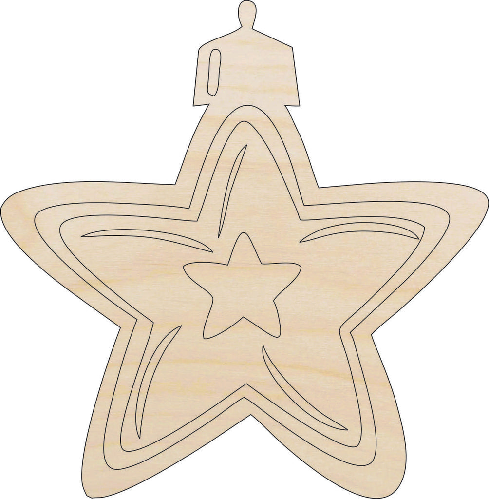 Bauble - Laser Cut Out Unfinished Wood Craft Shape XMS54