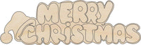 Christmas Wood Craft Shape – Laser Cut Baltic Birch Unfinished DIY Wood Art Supplies XMS57 - The Wood Shape Store