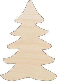 Tree Wood Craft Shape - Laser Cut Baltic Birch Unfinished DIY Wood Art Supplies XMS58 - The Wood Shape Store