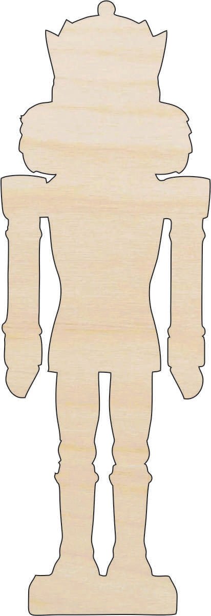 Nutcracker Wood Craft Shape - Laser Cut Baltic Birch Unfinished DIY Wood Art Supplies XMS5 - The Wood Shape Store