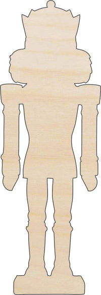 Nutcracker Wood Craft Shape - Laser Cut Baltic Birch Unfinished DIY Wood Art Supplies XMS5 - The Wood Shape Store