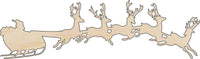 Santa Claus Wood Craft Shape - Laser Cut Baltic Birch Unfinished DIY Wood Art Supplies XMS60 - The Wood Shape Store
