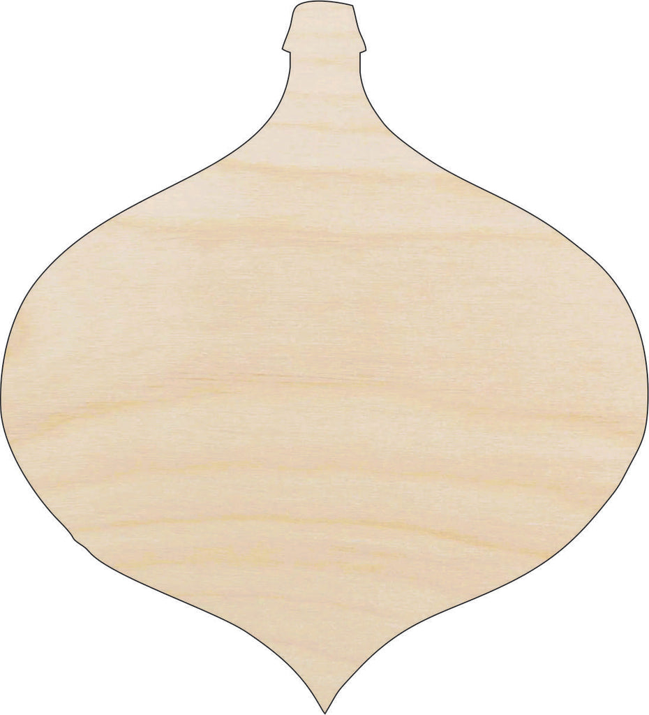 Bauble - Laser Cut Out Unfinished Wood Craft Shape XMS75