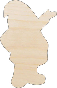 Santa Claus Wood Craft Shape - Laser Cut Baltic Birch Unfinished DIY Wood Art Supplies XMS76 - The Wood Shape Store