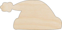 Santa Hat Wood Craft Shape - Laser Cut Baltic Birch Unfinished DIY Wood Art Supplies XMS80 - The Wood Shape Store