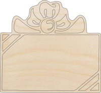 Present Wood Craft Shape - Laser Cut Baltic Birch Unfinished DIY Wood Art Supplies XTR20 - The Wood Shape Store