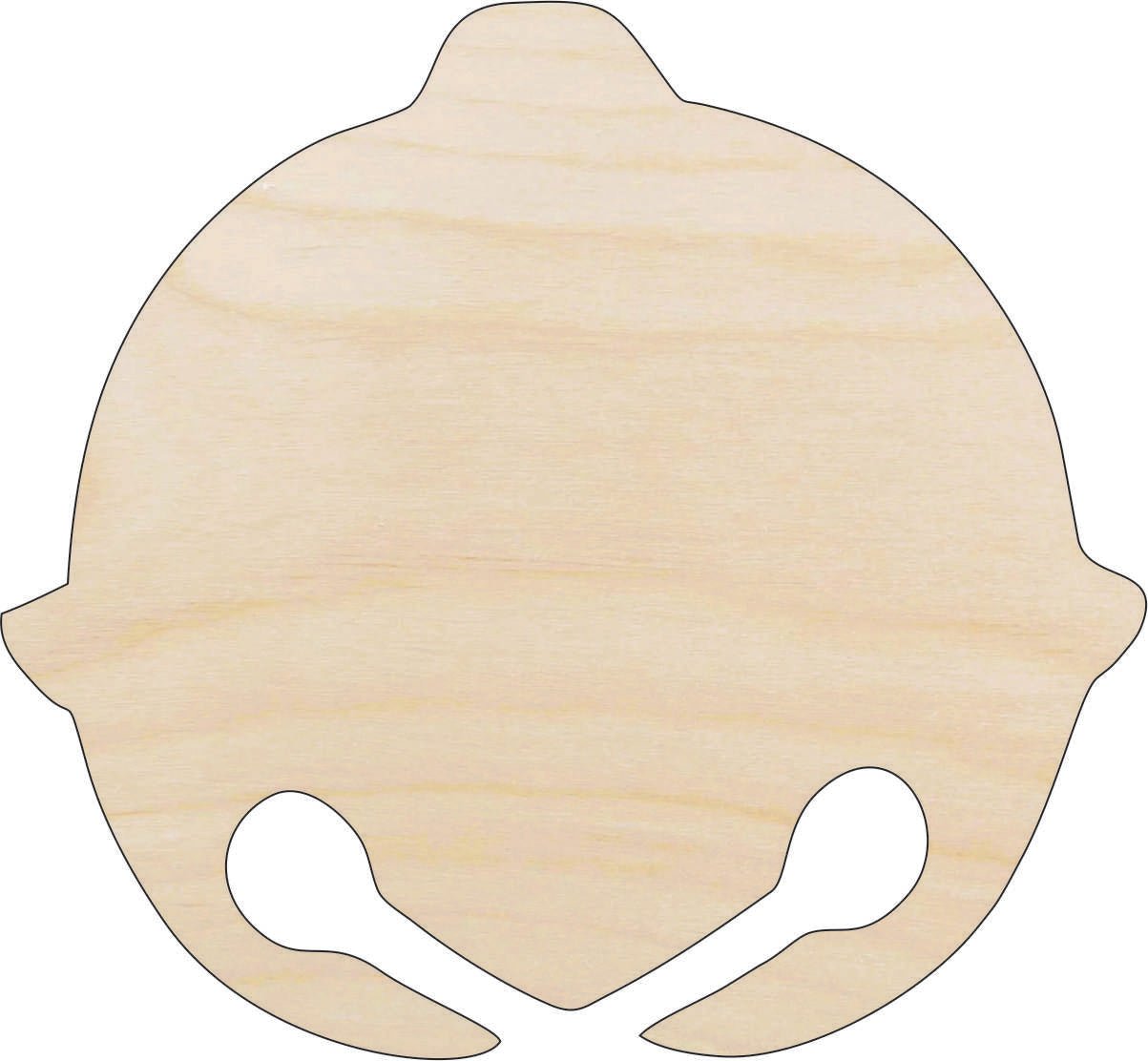Bell Wood Craft Shape - Laser Cut Baltic Birch Unfinished DIY Wood Art Supplies XTR25 - The Wood Shape Store