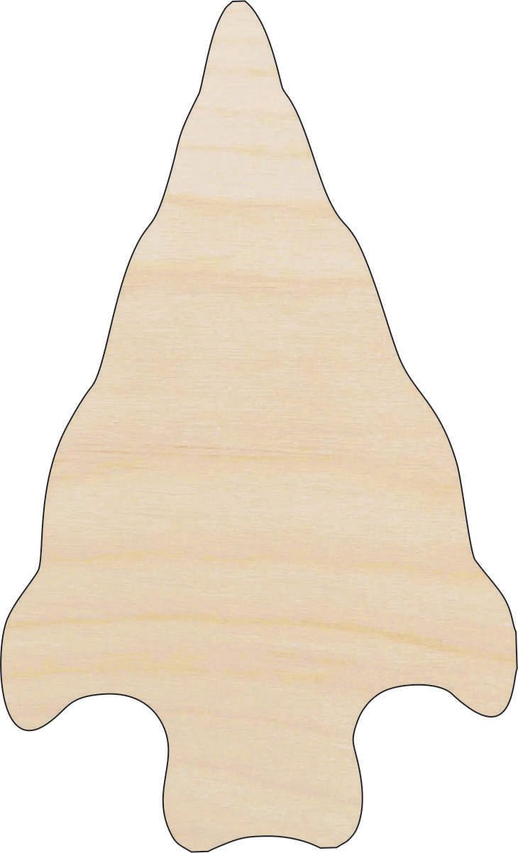 Arrowhead Wood Craft Shape – Laser Cut Baltic Birch Unfinished DIY Wood Art Supplies XTR26 - The Wood Shape Store