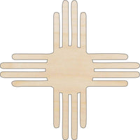 Zia Wood Craft Shape - Laser Cut Baltic Birch Unfinished DIY Wood Art Supplies XTR51 - The Wood Shape Store
