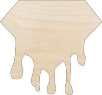 Diamond Wood Craft Shape - Laser Cut Baltic Birch Unfinished DIY Wood Art Supplies XTR63 - The Wood Shape Store
