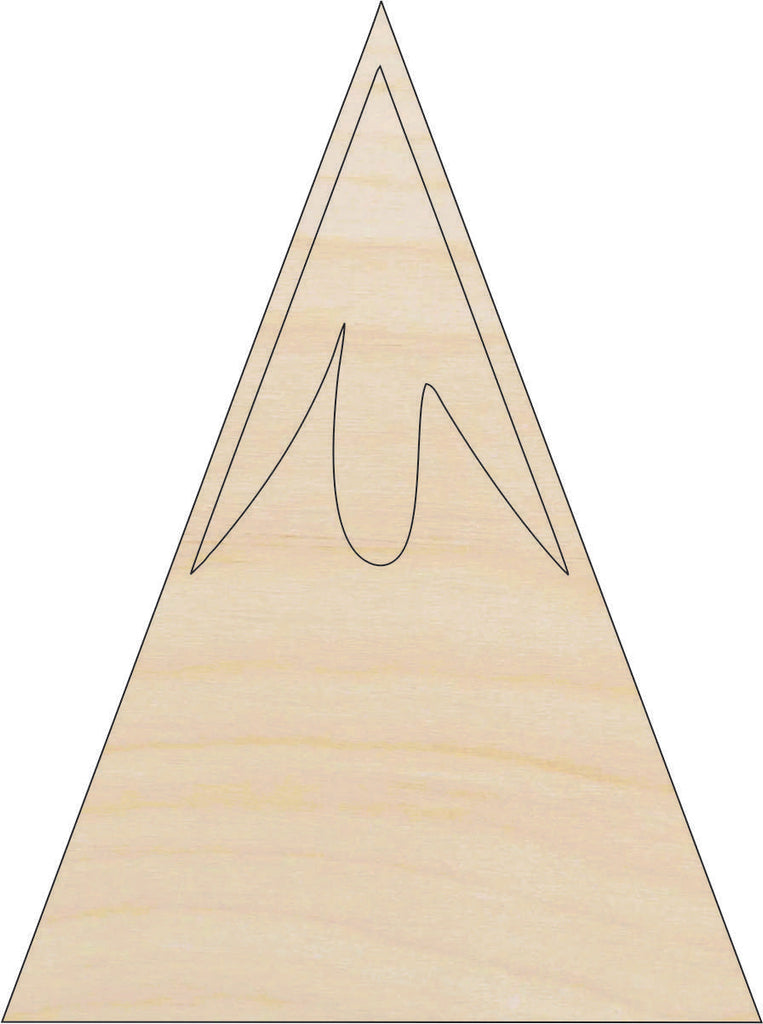 Mountain - Laser Cut Wood Shape XTR69