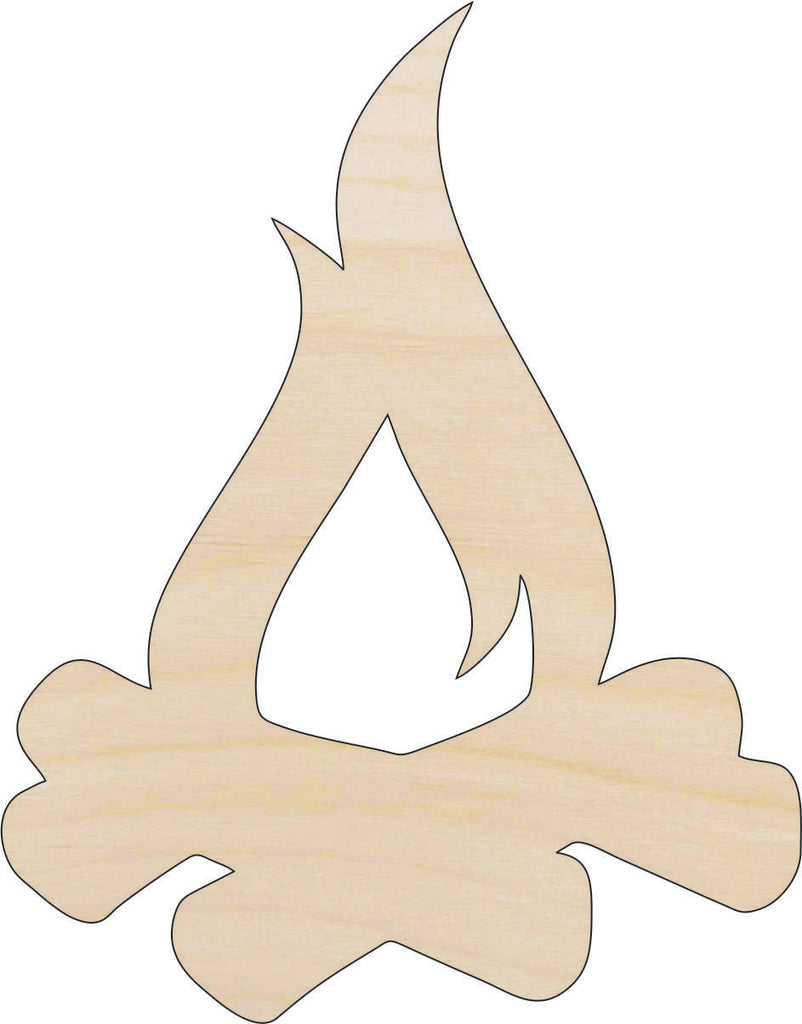 Campfire - Laser Cut Out Unfinished Wood Craft Shape XTR76