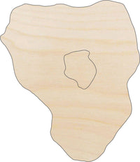 Geode Wood Craft Shape - Laser Cut Baltic Birch Unfinished DIY Wood Art Supplies XTR93 - The Wood Shape Store