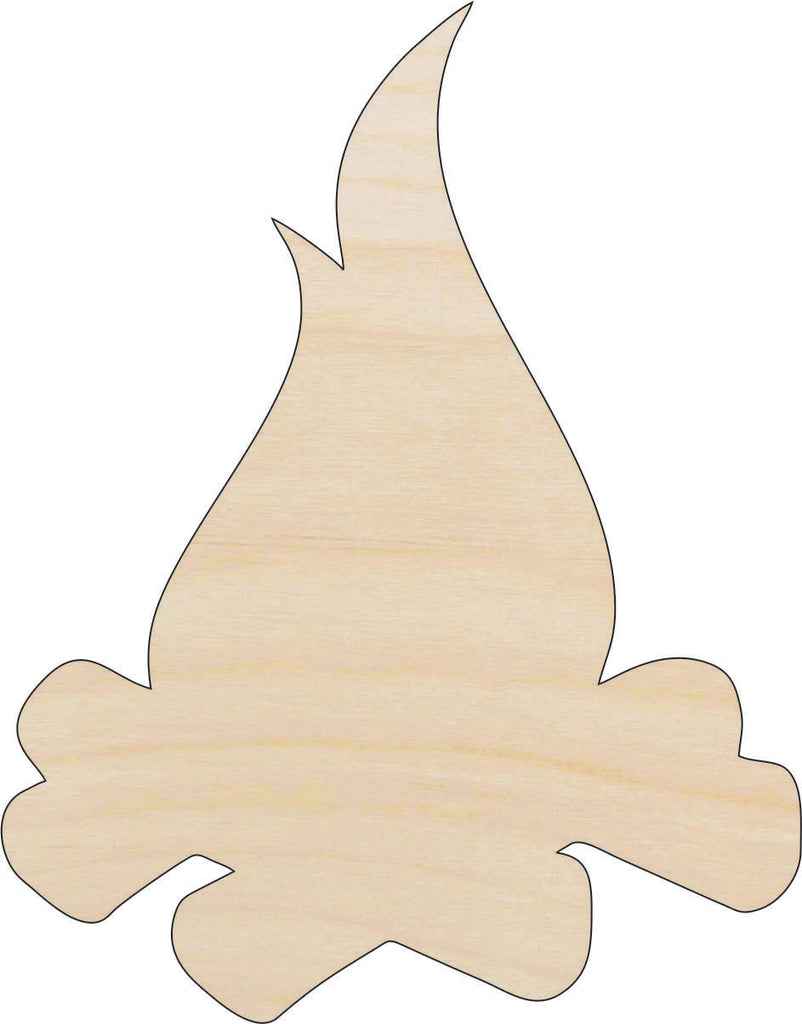 Campfire - Laser Cut Out Unfinished Wood Craft Shape XTR95