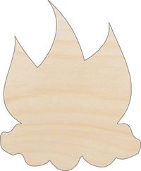 Campfire Wood Craft Shape - Laser Cut Baltic Birch Unfinished DIY Wood Art Supplies XTR97 - The Wood Shape Store