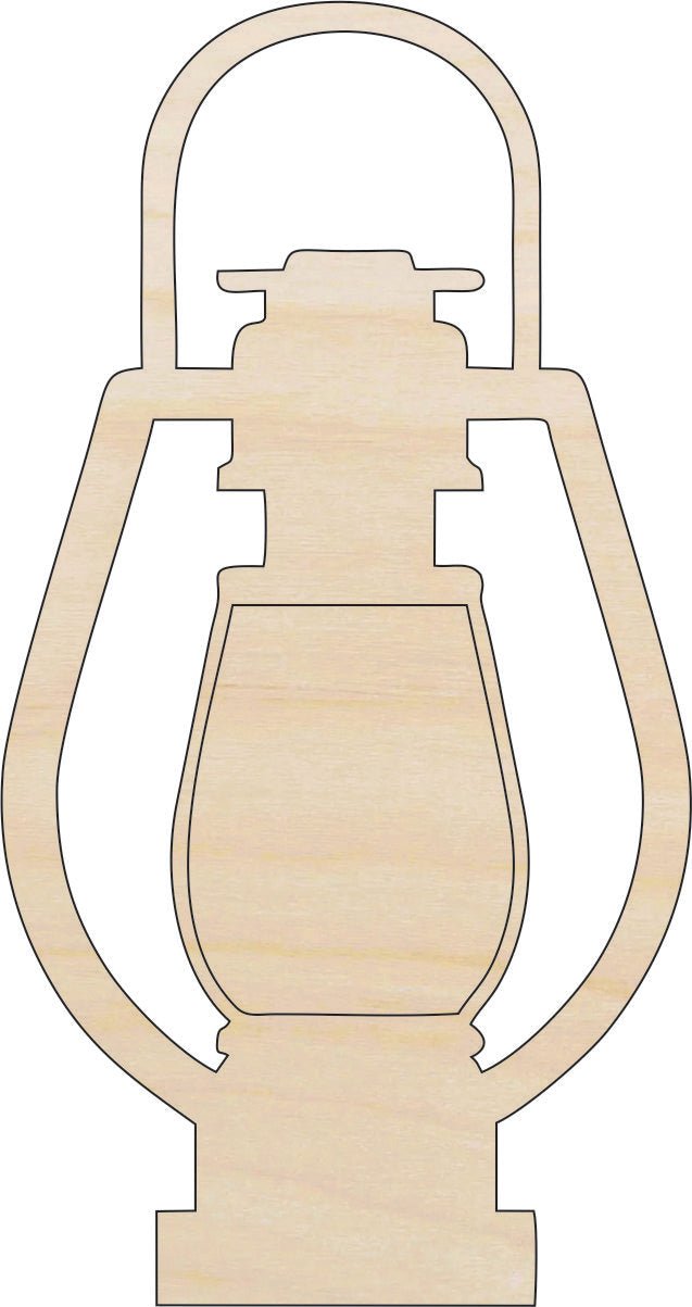 Lantern Wood Craft Shape - Laser Cut Baltic Birch Unfinished DIY Wood Art Supplies TRP62 - The Wood Shape Store